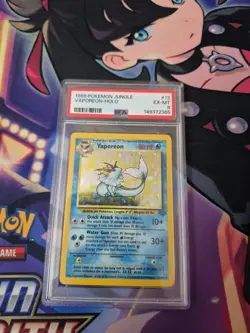 Pokemon TCG Vaporeon Jungle 12/64 [EX-MT PSA 6!!] Holo Unlimited Holo Rare - Image 3