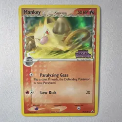 Pokemon TCG Mankey 70/110 Holon Phantoms Reverse Holo Basic 50HP EN - Image 1