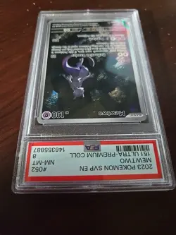 2023 POKEMON SVP EN-SV 151 ULTRA-PREMIUM COLLECTION PROMO #052 MEWTWO PSA 8 #052 - Image 5