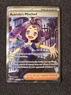Acerola's Mischief 165/132 - Ultra Rare - NM - Mega Evolution - Pokemon TCG - Image 1