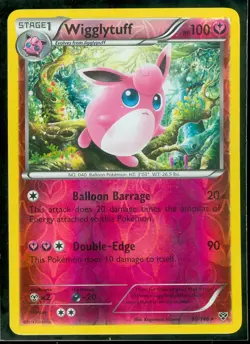 Pokemon WIGGLYTUFF 90/146 - XY RARE Rev Holo - MINT - Image 1
