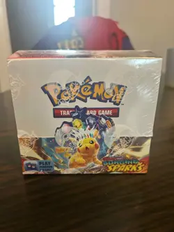 Pokemon TCG Scarlet Violet Surging Sparks Booster Box Factory Sealed SV08 - Image 1
