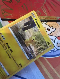 Pokemon TCG - 027/078 Pikachu Cosmo Holo - Pokemon Go - Image 3