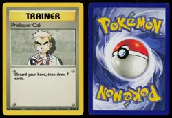 PROFESSOR OAK 88/102 UNCOMMON BASE SET UNLIMITED POKEMON MP - Image 3