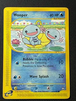 Pokemon - e-Aquapolis - Wooper 117/147 NM - Image 1
