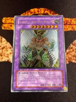 🔥YUGIOH • ELEMENTAL HERO WILD WINGMAN • ULTIMATE RARE • EOJ-EN035 • 1st • NM🔥 - Image 2