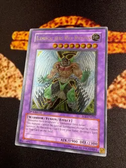🔥YUGIOH • ELEMENTAL HERO WILD WINGMAN • ULTIMATE RARE • EOJ-EN035 • 1st • NM🔥 - Image 3