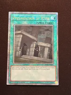 Yu-Gi-Oh! TCG Preparation of Rites RA02-EN056 Quarter Century SR NM/M - 1st Ed. - Image 1