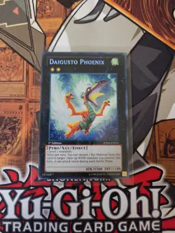 YUGIOH DAIGUSTO PHOENIX HA06-EN054 SECRET 1ST ED NM/VLP - Image 1