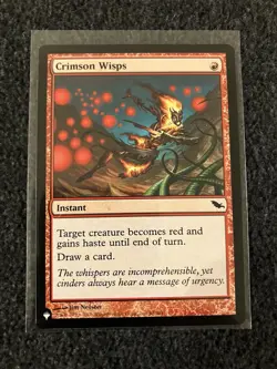 Magic The Gathering MTG - Crimson Wisps - The List Reprints - Image 1