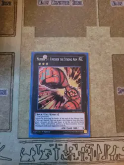 YUGIOH NUMBER 51: FINISHER THE STRONG ARM DRL3-EN024 SECRET 1ST ED NM - Image 1