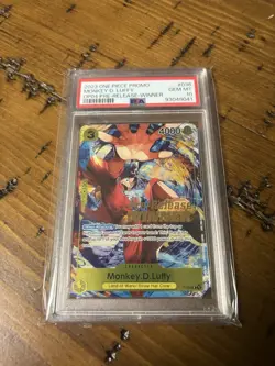 Monkey.D.Luffy (Pre-Release Tournament) (Winner) P-036 One Piece Promotion Foil - Image 1