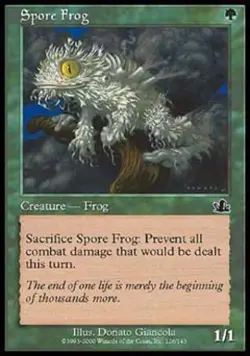 Spore Frog - Medium Play MTG Prophecy - Image 1