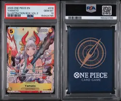 Yamato - Illustration Box Vol 2 One Piece EN Promos #016 PSA 10 GEM MT - Image 3