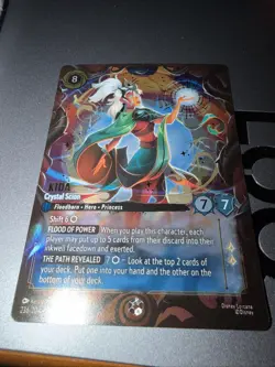 Kida Crystal Scion Disney Lorcana Set 12 Wilds Unknown Enchanted 236/204 NM - Image 2