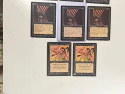 MTG Arabian Nights Card Set (10)- Oubiette, Hasran Ogress, Erg Raiders… - Image 3