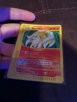 Ninetales - EX: Expedition (21/165) e-Reader Holo Rare Pokemon Card MP - Image 1