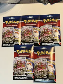 5 Pokemon TCG Rayquaza VMAX 25 Card Packs – Sealed Lot Of 5 each - Image 1