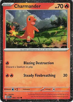 Charmander - (Cosmos Holo) Holo Promo Miscellaneous Cards & Products 004/165 NM - Image 1