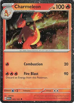 Charmeleon - (Cosmos Holo) Holo Promo Miscellaneous Cards & Products 005/165 NM - Image 1