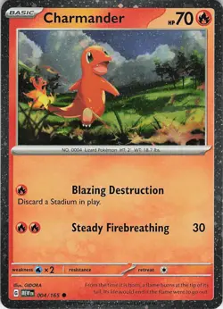 Charmander - (Cosmos Holo) Holo Promo Miscellaneous Cards & Products 004/165 NM - Image 1