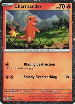 Charmander - (Cosmos Holo) Holo Promo Miscellaneous Cards & Products 004/165 NM - Image 1