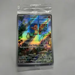 Pokemon TCG Scarlet & Violet Charmander 044 Holo Promo Card - Image 1