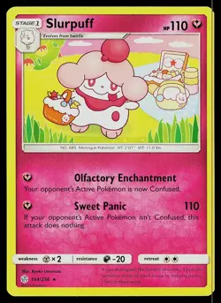 Pokemon Card Cosmic Eclipse Slurpuff 154/236 Rare - Image 1