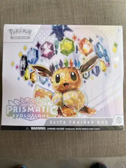 Pokemon TCG Prismatic Evolutions Elite Trainer Box w/ Promo 45 Cards 2025 - Image 1