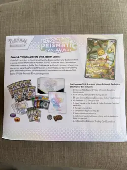 Pokemon TCG Prismatic Evolutions Elite Trainer Box w/ Promo 45 Cards 2025 - Image 2