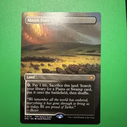 MTG Marsh Flats Borderless Special Guest in hand. Never Played - Image 1