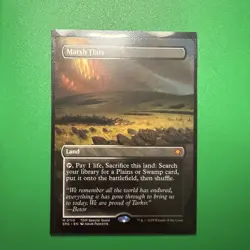 MTG Marsh Flats Borderless Special Guest in hand. Never Played - Image 3