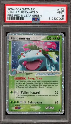 Pokemon Venusaur ex EX Fire Red & Leaf Green Holo Ultra Rare #112 PSA 9 Mint - Image 1