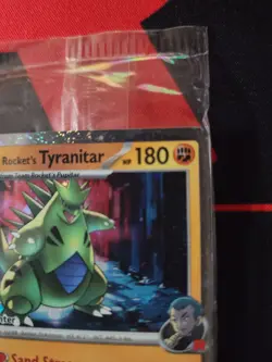 Pokemon Center Team Rocket's Tyranitar Stamped Promo Sealed - Image 3