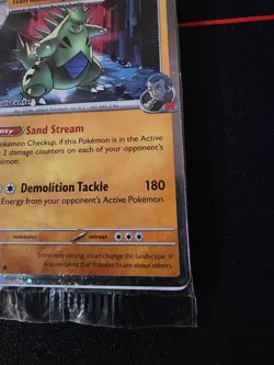 Pokemon Center Team Rocket's Tyranitar Stamped Promo Sealed - Image 4