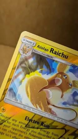 Alolan Raichu 57/236 - Pokemon Unified Minds Reverse Holo Rare NM Unplayed - Image 2
