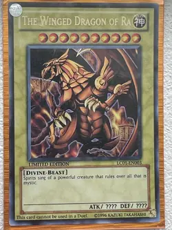 YuGiOh THE WINGED DRAGON OF RA #LC01-EN003 LIMITED ED-2023 ULTRA RARE M/NM - Image 2