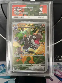 Pokemon TCG Tyrunt Black Star Promo 070 ETB ACE 9 - Image 1