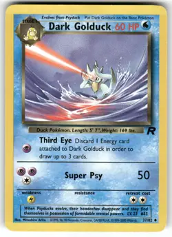 Dark Golduck 37/82 Uncommon Team Rocket Pokemon NM/LP - Image 1