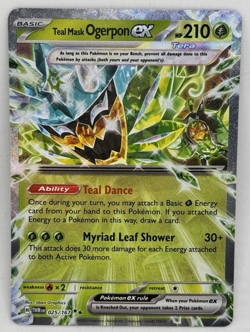 Pokemon Teal Mask Oherpon EX 025/167 NM Scarlet & Violet Twilight Masquerade - Image 1
