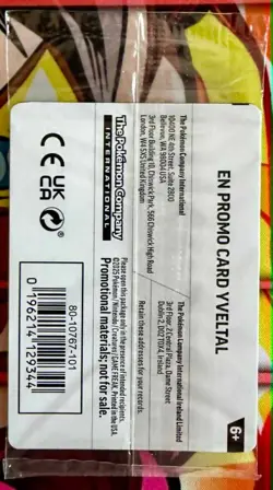 Yveltal (EB Games) 088/132 Sealed Pokemon Holo Rare - Image 2