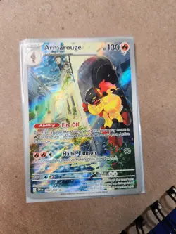 Pokemon TCG Armarouge Scarlet & Violet Holo Illustration Rare NM - Image 1
