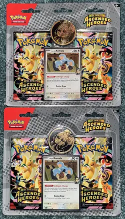 Pokemon Ascended Heroes Larry’s Komala Special Edition Blister Pack X2 - Image 1