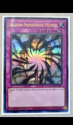 x3 Shadow-Imprisoning Mirror - Mint Playset - MAMA-EN097 1st Edition Yugioh - Image 1