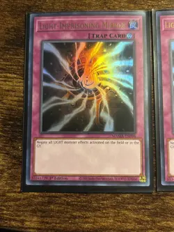 Yu-Gi-Oh! TCG Light-Imprisoning Mirror 1st Edition MAMA-EN096 - Image 2