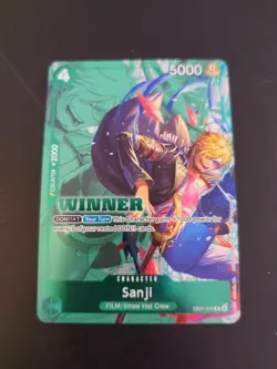 Sanji (Winner Pack 2025 Vol. 1) EB01-014 R Foil One Piece Promotion Cards Eng NM - Image 1