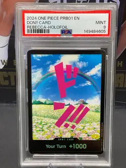 2024 One Piece English PRB-01 Don!! Card Rebecca - Holofoil PSA 9 MINT - Image 1