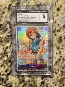 CGC MINT 9 English One Piece English O-Nami OP05-062 Illustration Box Vol. 1 - Image 1