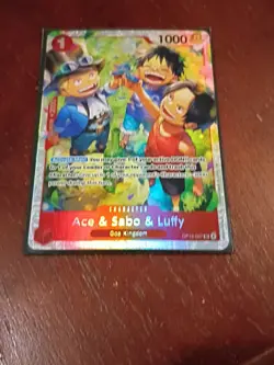 Ace & Sabo & Luffy OP13-007 Carrying On His Will Foil - Image 2