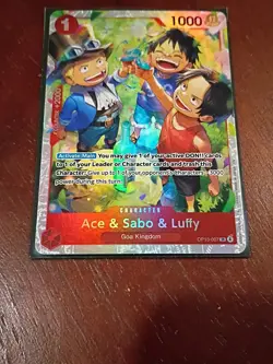 Ace & Sabo & Luffy OP13-007 Carrying On His Will Foil - Image 3